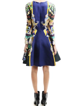 Платье из вискозы и шелка Mary Katrantzou Chro/aw14 вариант 3