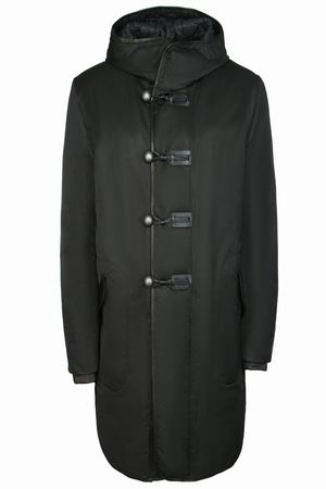 Утепленное зимнее пальто ERMANNO SCERVINO Ermanno Scervino U310A506BYV Черный купить с доставкой