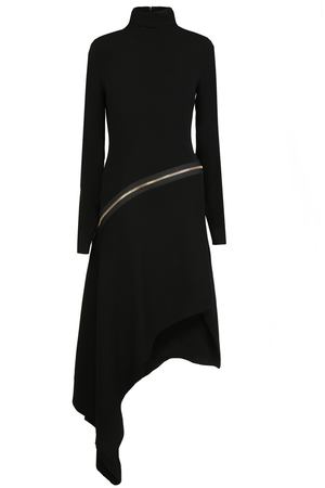 Асимметричное платье  Alexandre Vauthier Alexandre Vauthier DR714/замок Черный купить с доставкой