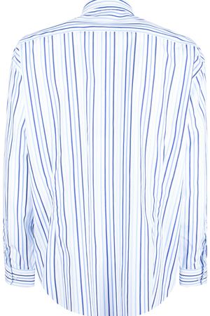 Рубашка в полоску Paul&Shark Paul&Shark p18p3254 300 (zz) Белый, Синий купить с доставкой