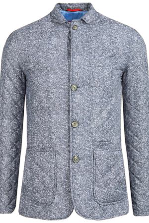 Утепленная куртка  ISAIA Isaia 81271740-син-сер пидж кр вариант 2 купить с доставкой