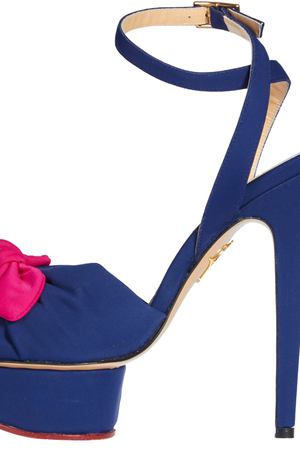 Босоножки Charlotte Olympia Charlotte Olympia SERENA/сиреневый бант купить с доставкой