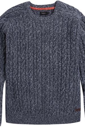 Пуловер с узором косы VICTOR, 100% хлопок Pepe Jeans 122103 купить с доставкой