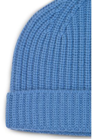 Вязаная шапка из кашемира Cruciani Cruciani AU050/ Синий купить с доставкой