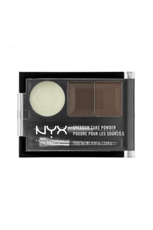 NYX PROFESSIONAL MAKEUP Тени для бровей Eyebrow Cake Powder - Dark Brown/ Brown 02 NYX Professional Makeup 800897123871 купить с доставкой