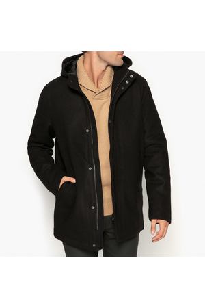 Пальто на молнии с капюшоном из шерстяного драпа La Redoute Collections 45674 купить с доставкой