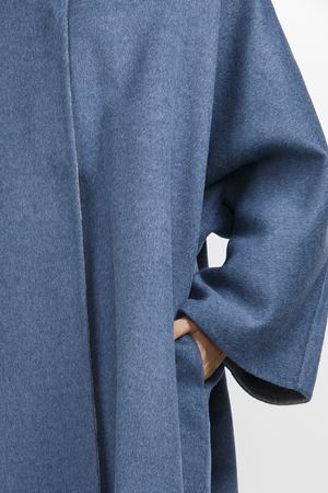 Классическое пальто Les Copains Les Copains OL8130 Голубой/двусторон. купить с доставкой