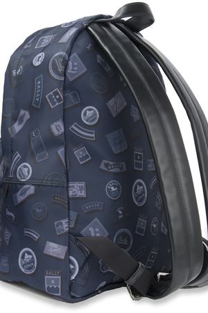 Комбинированный рюкзак BALLY Bally 6218217 Синий/значки купить с доставкой