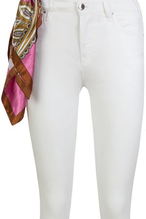 Хлопковые джинсы TRAMAROSSA Sartoria Tramarossa Grace B050 W01 Белый
