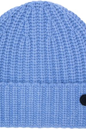 Вязаная шапка из кашемира BOGNER Bogner 9161-6156 Голубой вариант 3 купить с доставкой