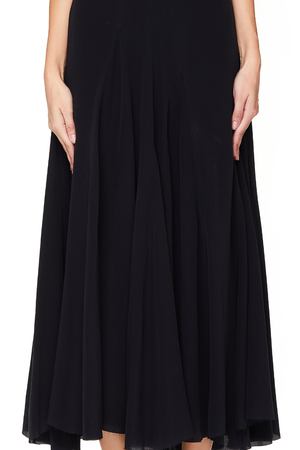 Черная шелковая юбка в пол Haider Ackermann 184-1605-100-099 купить с доставкой