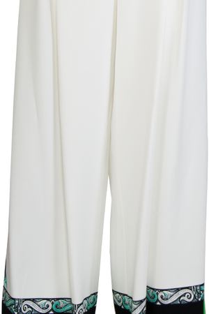 Трикотажные брюки  ETRO ETRO d17639 9537 990 Белый, Зеленый купить с доставкой