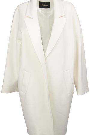 Пальто-кокон Les Copains Les Copains OL8330 Белый вариант 2 купить с доставкой