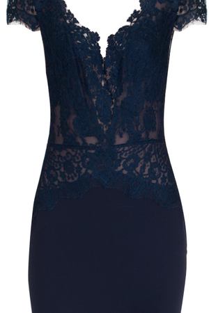 Платье с кружевом RHEA COSTA Rhea Costa 18029dm1 royal blu Синий вариант 2 купить с доставкой