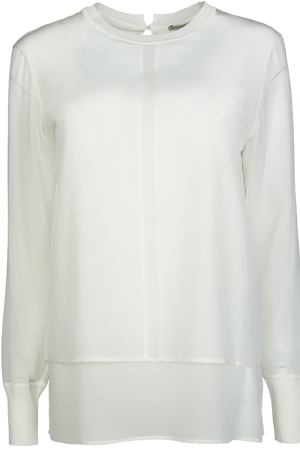 Шелковая блуза ERMANNO SCERVINO Ermanno Scervino D292H367FDS Белый купить с доставкой