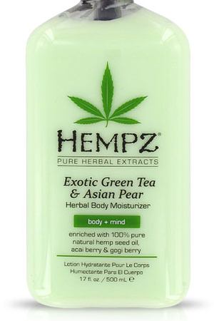 HEMPZ Молочко увлажняющее для тела, зеленый чай и груша / Exotic Green Tea & Asian Pear Herbal 500 мл Hempz 110-2169-03