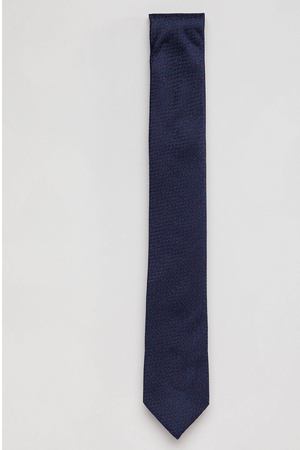 Шелковый галстук в красный горошек Esprit - Темно-синий Esprit 55697 купить с доставкой