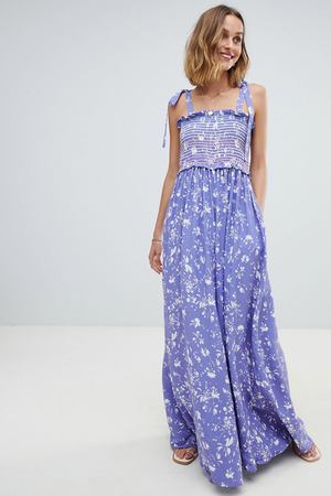 Комбинезон Free People Colour My World - Синий Free People 92360
