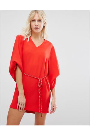 Красное платье Suncoo - Красный Suncoo 43108 купить с доставкой