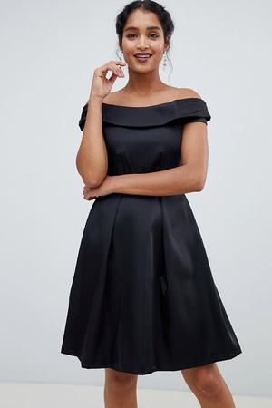 Платье с открытыми плечами Closet London - Черный Closet London 46572