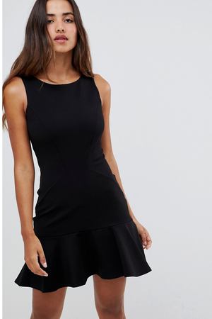 Облегающее платье с оборкой Closet London - Черный Closet London 60646