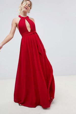 Платье макси с вырезом-капелькой Glamorous - Красный Glamorous 46487