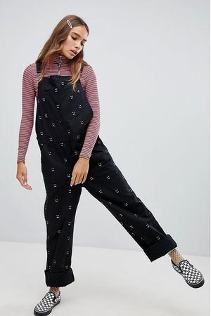 Джинсовый комбинезон Lazy Oaf - Черный Lazy Oaf 58690