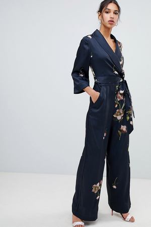 Пижамный комбинезон Ted Baker Kensidy Arboretum - Темно-синий TED BAKER 16357 купить с доставкой