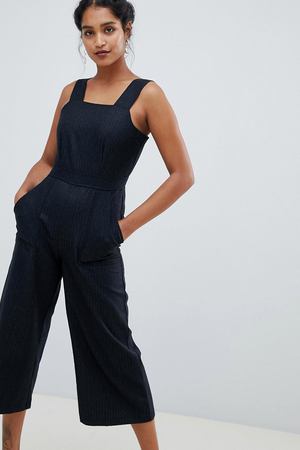 Строгий комбинезон с кюлотами Closet London - Черный Closet London 63135