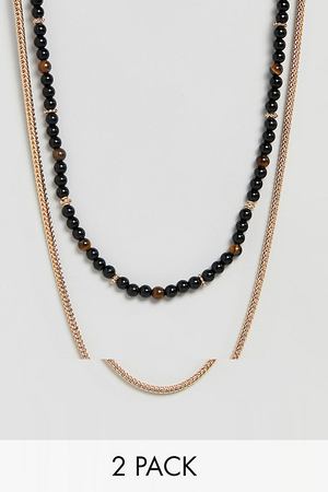 2 ожерелья ALDO - Черный ALDO 65138