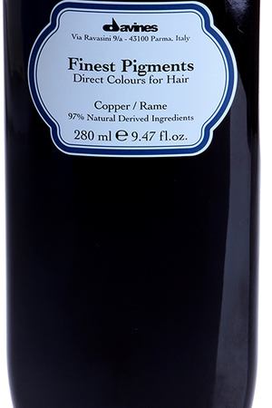 DAVINES SPA Краска для волос Прямой пигмент, медный / Copper FINEST PIGMENTS 280 мл Davines 64003 купить с доставкой