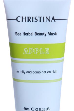 CHRISTINA Маска красоты яблочная для жирной и комбинированной кожи / Sea Herbal Beauty Mask Green Apple 60 мл Christina CHR058 купить с доставкой