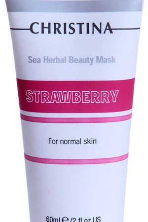CHRISTINA Маска красоты клубничная для нормальной кожи / Sea Herbal Beauty Mask Strawberry 60 мл Christina CHR056 купить с доставкой