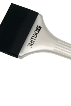 DEWAL PROFESSIONAL Кисть-лопатка для окрашивания силиконовая, широкая, черная с белой ручкой 54 мм DEWAL JPP144 купить с доставкой