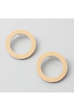 Серьги Luch Design ear-circles-one beige купить с доставкой
