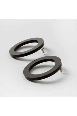 Серьги Luch Design ear-circles-one black