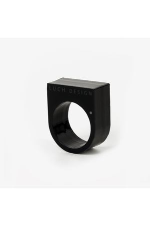 Кольцо Luch Design ring-mono-big вариант 2 купить с доставкой