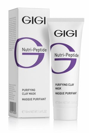 GIGI Маска очищающая глиняная для жирной кожи / Purifying Clay Mask Oily Skin NUTRI-PEPTIDE 50 мл GIGI 11506