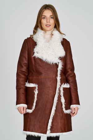 Дубленка из овчины La Reine Blanche 166031
