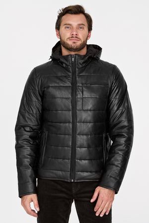 Утепленная кожаная куртка Urban Fashion for Men 253307 купить с доставкой