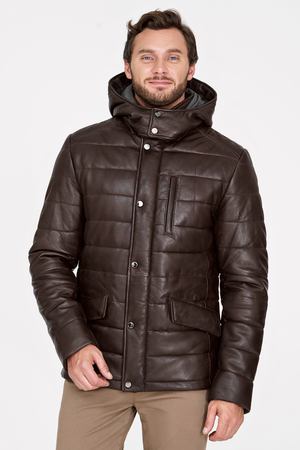Утепленная кожаная куртка Jorg Weber 139707 купить с доставкой
