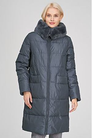Утепленная куртка с отделкой мехом кролика Le Monique 253332 купить с доставкой
