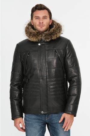 Куртка с подкладкой из овчины и отделкой мехом енота Jorg Weber 35125 купить с доставкой