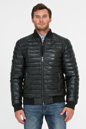 Стеганая кожаная куртка Urban Fashion for Men 251054 купить с доставкой