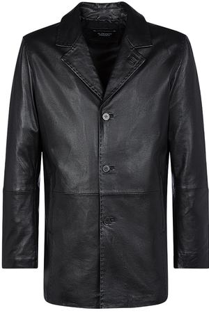 Утепленная куртка из натуральной кожи AL FRANCO 26765 купить с доставкой