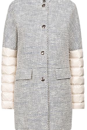Комбинированное пальто Madzerini 241954 купить с доставкой