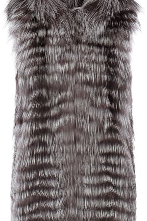 Жилет из меха чернобурой лисы Virtuale Fur Collection 7561