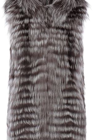 Жилет из меха чернобурой лисы Virtuale Fur Collection 7561