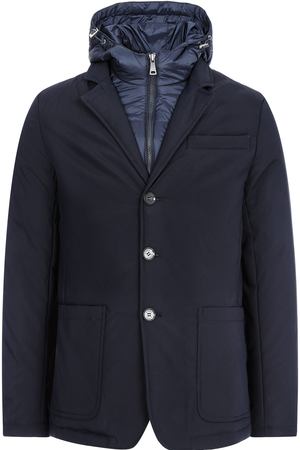 Утепленная куртка с капюшоном AL FRANCO 139724 купить с доставкой