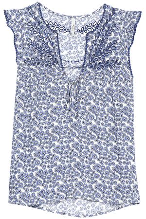 Тонкая блузка с вышивкой Pepe Jeans 52554